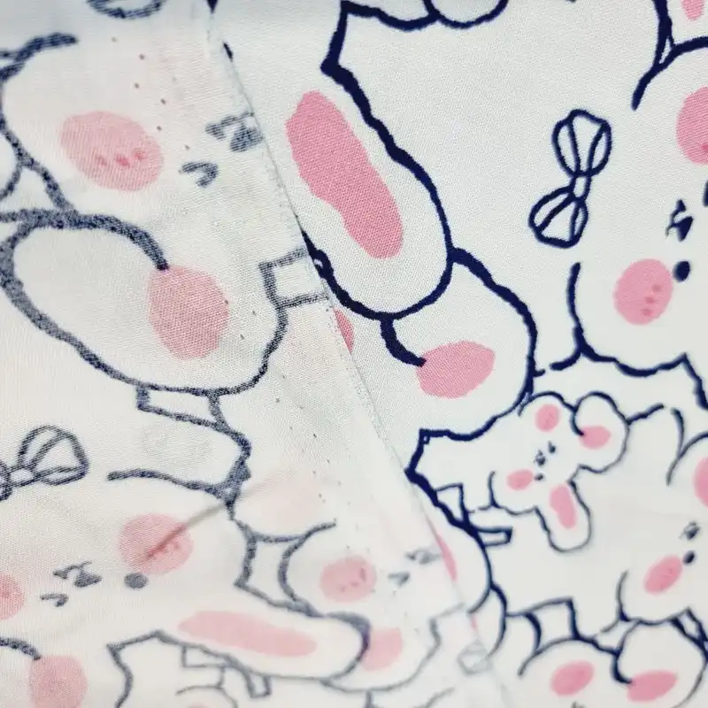 پارچه لباس مدل کودری نخی طرح عروسک