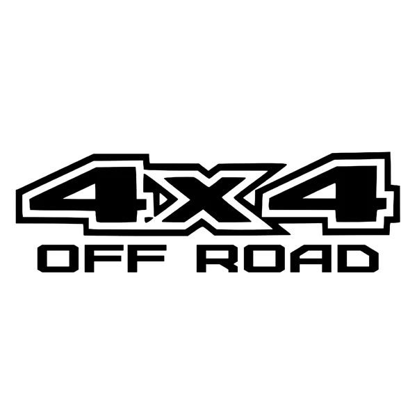 برچسب خودرو مدل آفرود طرح 4X4 کد BLK 39