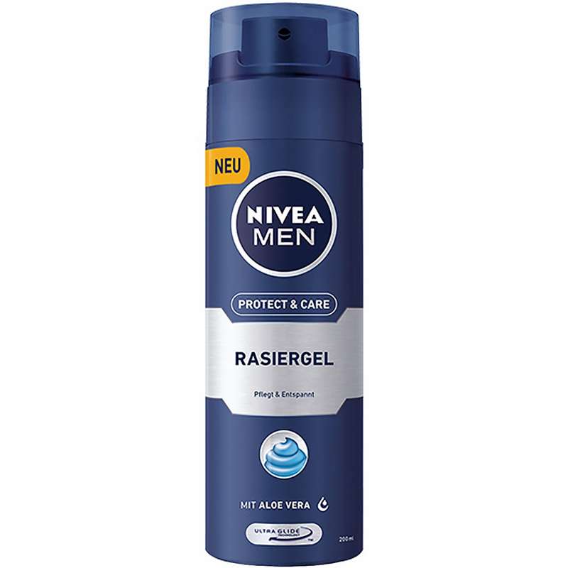 ژل اصلاح نیوآ مدل Protect And Care حجم 200 میلی لیتر