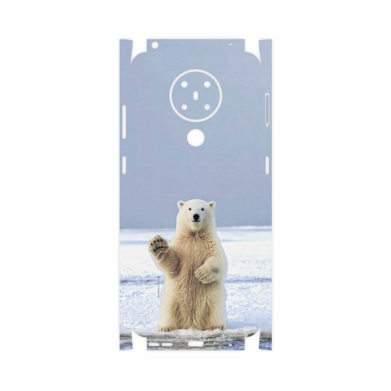 برچسب پوششی ماهوت مدل Polar-bear-FullSkin مناسب برای گوشی موبایل نوکیا 5.3