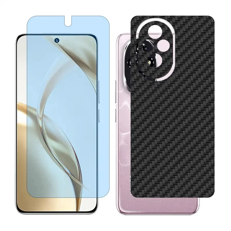 محافظ صفحه نمایش مات آنتی بلو گلس مدل Together مناسب برای گوشی موبایل آنر 200 / Honor 200 به همراه برچسب پوششی پشت گوشی
