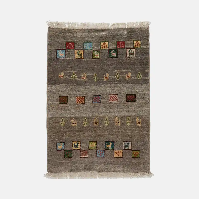 گبه دستبافت یک متری طرح ذهنی بافت مدل وهار