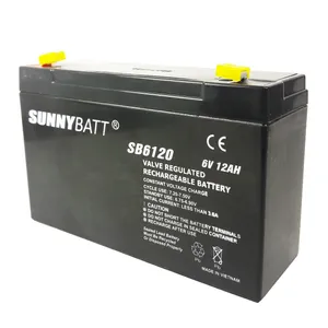 باتری 6 ولت 12 آمپر سانی بت مدل SB6120