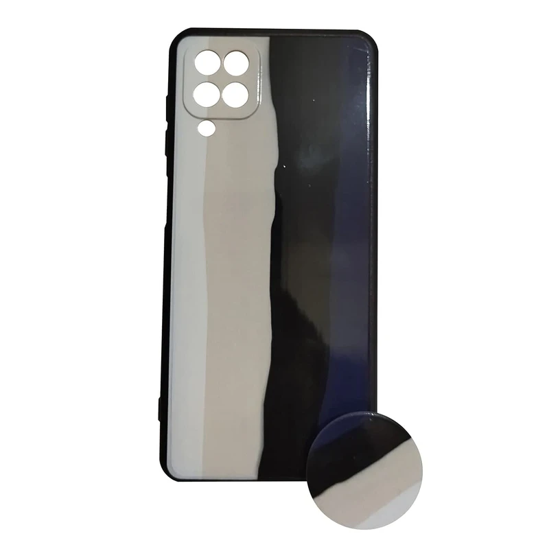 کاور کد 1765 مناسب برای گوشی موبایل سامسونگ Galaxy A12 به همراه پایه نگهدارنده