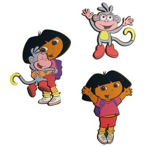نقد و بررسی استیکر فومی سه تکه دکوفان مدل Dora توسط خریداران