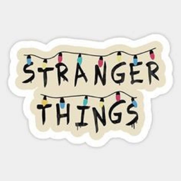 استیکر لپ تاپ و موبایل بووم طرح سریال stranger things کد M43