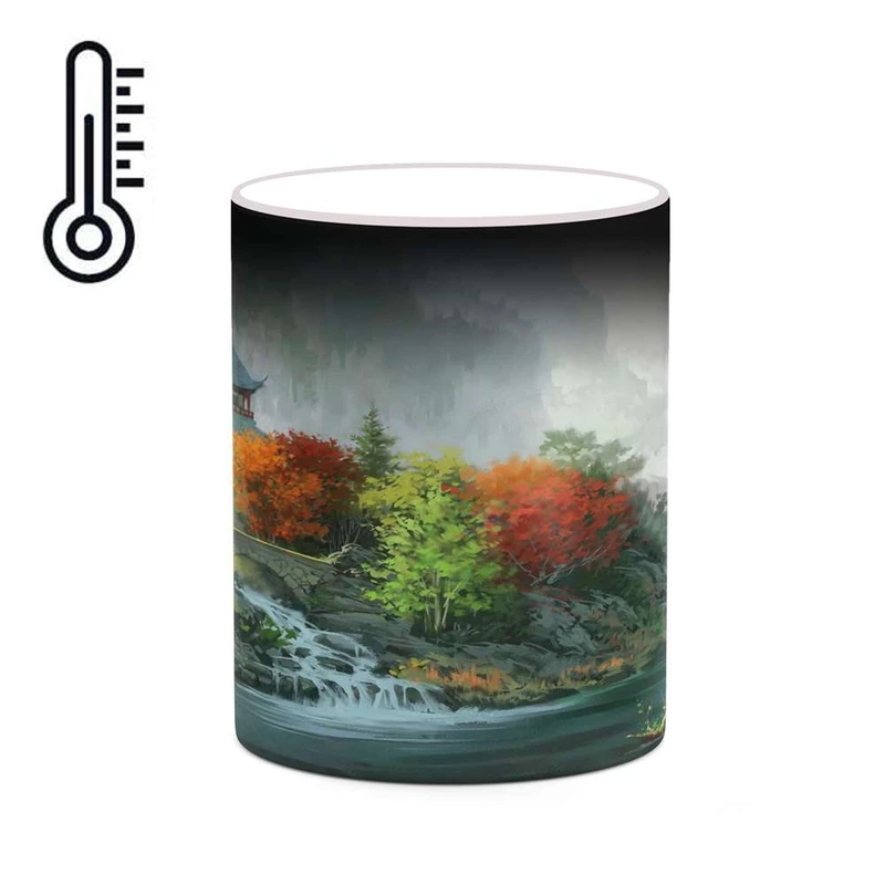 ماگ حرارتی کاکتی مدل نقاشی کارتونی کد mgh18732