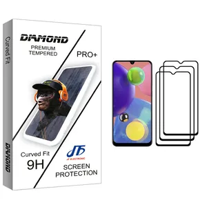 JF Diamond glass Screen Protector For Samsung Galaxy A70s Pack Of 3