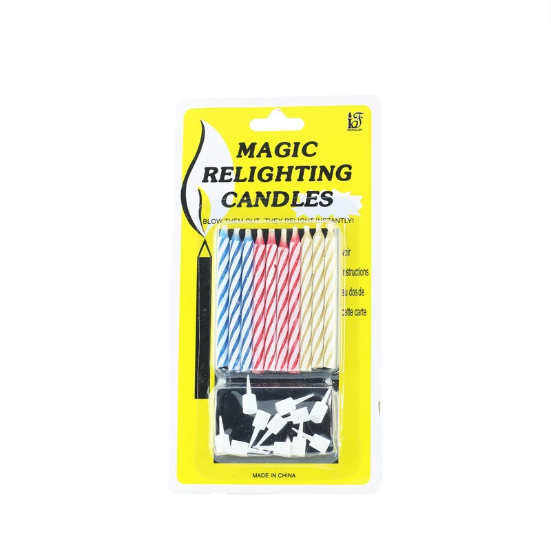 شمع تولد مدل جادوئی بسته 10 عددی