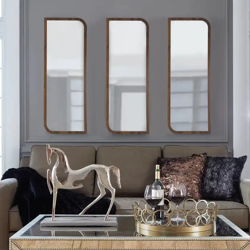 آینه الف مدل نیم قد بینا مجموعه 3 عددی