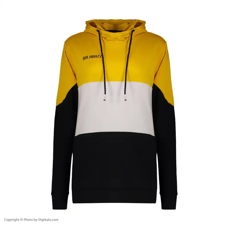 ست هودی و شلوار ورزشی زنانه بالاباز مدل 8023 رنگ زرد