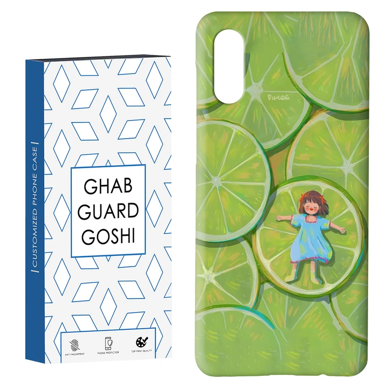 کاور قاب گارد گوشی طرح دختر لیمویی کد Dimo-258 مناسب برای گوشی موبایل سامسونگ Galaxy A02 / M02