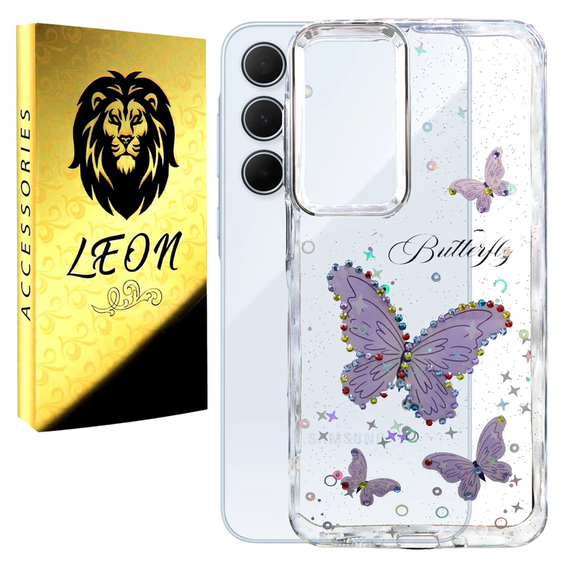 کاور لئون مدل Butterfly Yo مناسب برای گوشی موبایل سامسونگ Galaxy A55