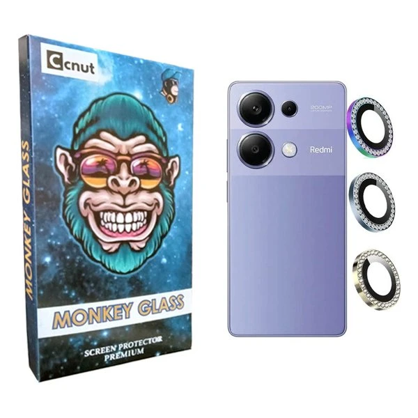 محافظ لنز گوشی کوکونات مدل mnk Ringi negin مناسب برای گوشی موبایل شیائومی Redmi note 13 Pro 4G