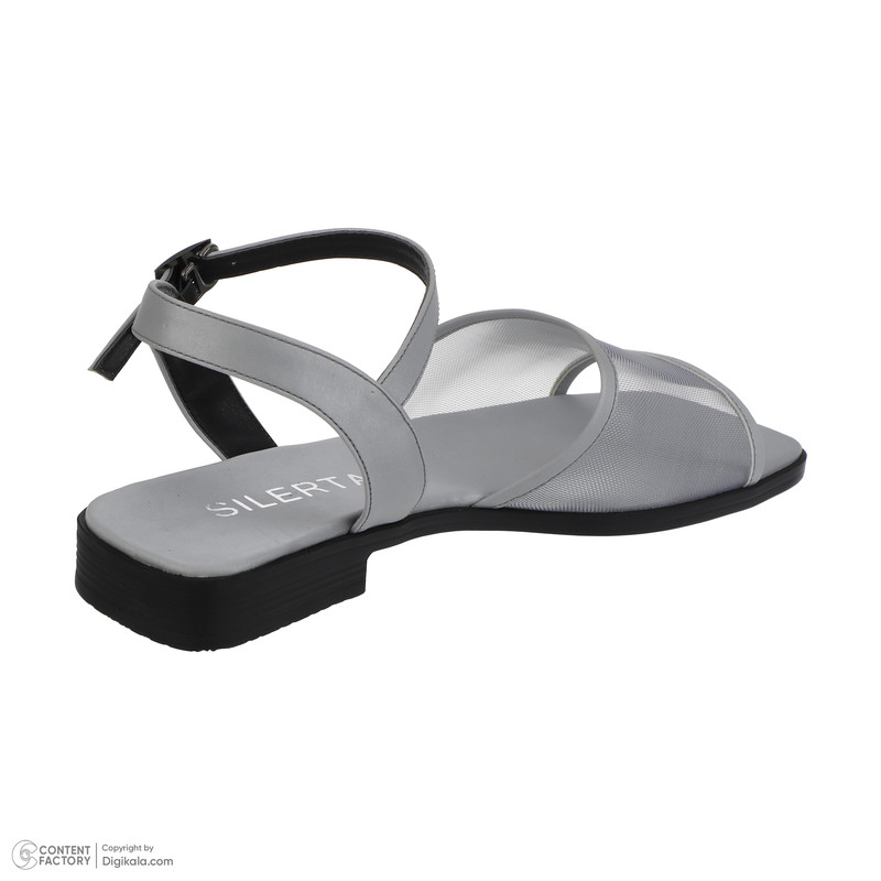 صندل زنانه سیلرتا مدل N18 رنگ نقره ای
