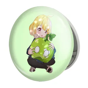 آینه جیبی خندالو طرح سویکا انیمه دکتر استون Dr. Stone مدل تاشو کد 27498 