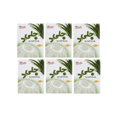 پودر ژله آلوئه ورا جلید دراژه - 100 گرم بسته 6 عددی