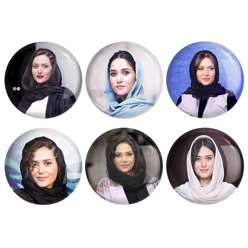 مگنت خندالو مدل پریناز ایزدیار کد 376B مجموعه 6 عددی