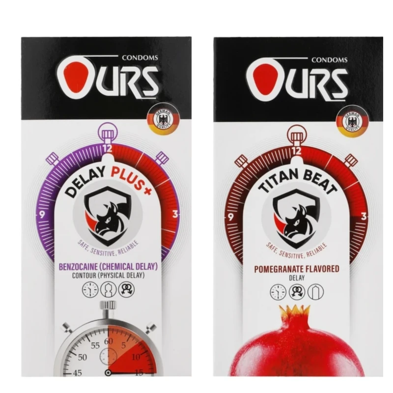 کاندوم تاخیری اورز مدل DELAY PLUS بسته 12 عددی به همراه کاندوم تاخیری اورز مدل TITAN BEAT بسته 12 عددی