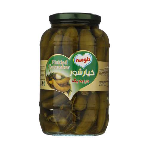 خیارشور درجه یک دلوسه - 1500 گرم