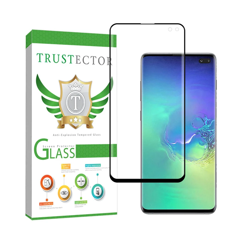 محافظ صفحه نمایش سرامیکی تراستکتور مدل CRMEGTR مناسب برای گوشی موبایل سامسونگ Galaxy S10 Plus 4G