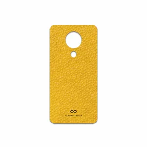 MAHOOT Mustard-Leather Cover Sticker for Nokia 3.4