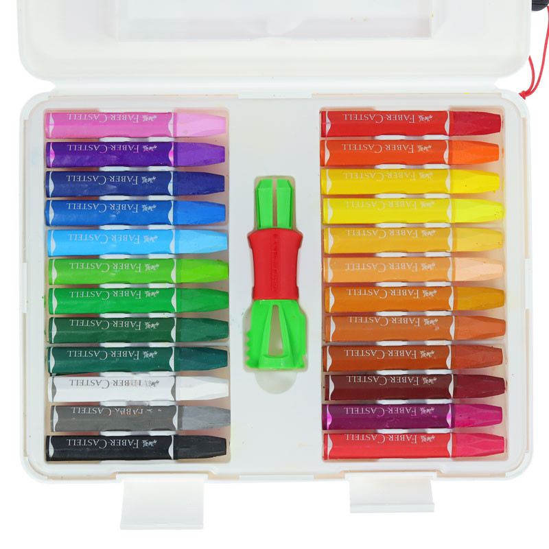 پاستل 24 رنگ فابر کاستل مدل شش ضلعی