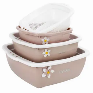 ست آبکش و لگن 6 پارچه پاتریس کد C3