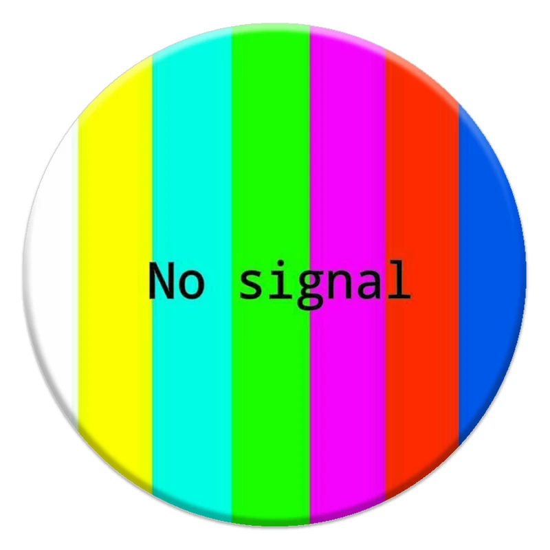 برچسب موبایل مدل No signal3 مناسب برای پایه نگهدارنده مغناطیسی
