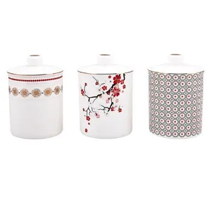 ست جا ادویه 3 پارچه کاراجا مدل SAKURA TAKIMI