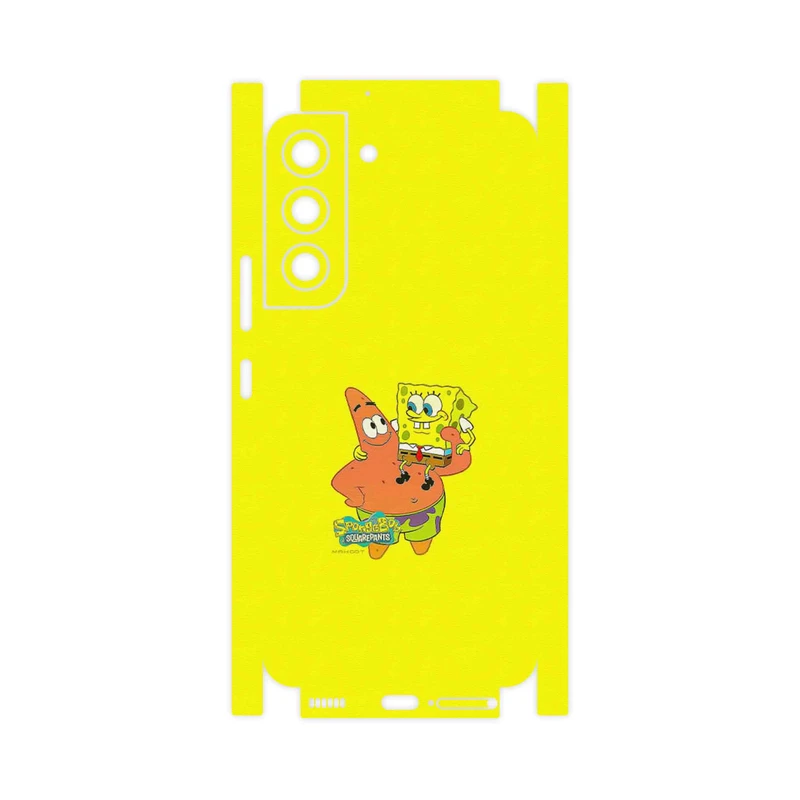 برچسب پوششی ماهوت مدل SpongeBob SquarePants-FullSkin مناسب برای گوشی موبایل سامسونگ Galaxy S22 5G