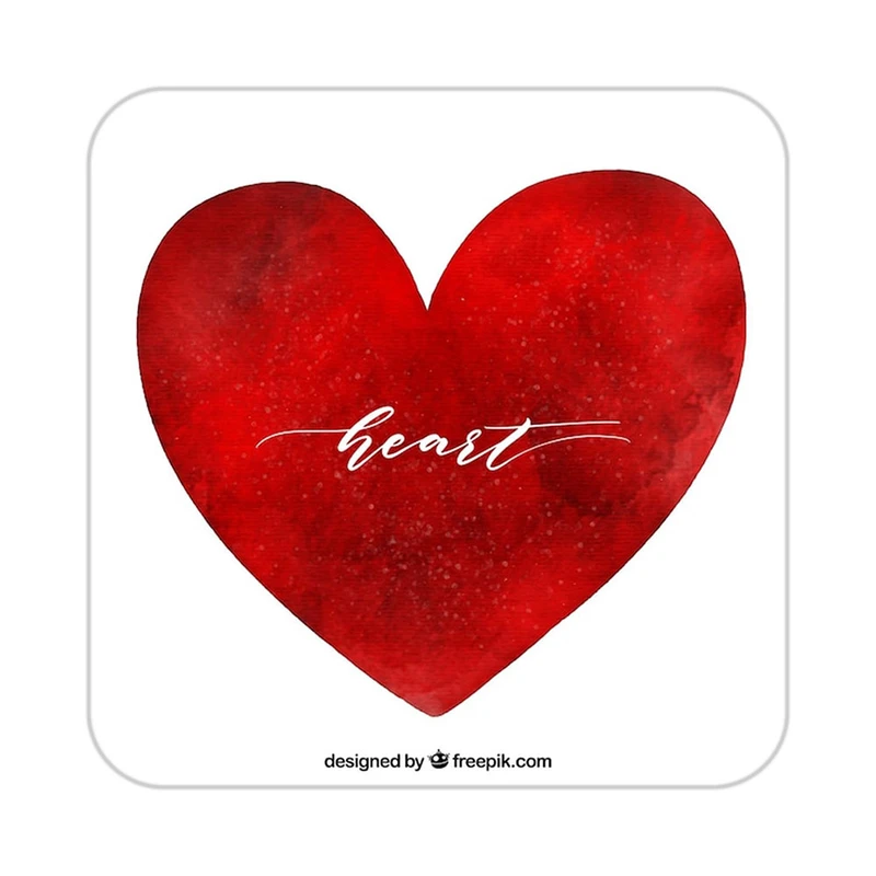 زیر لیوانی کاکتی طرح عاشقانه مدل mp41057