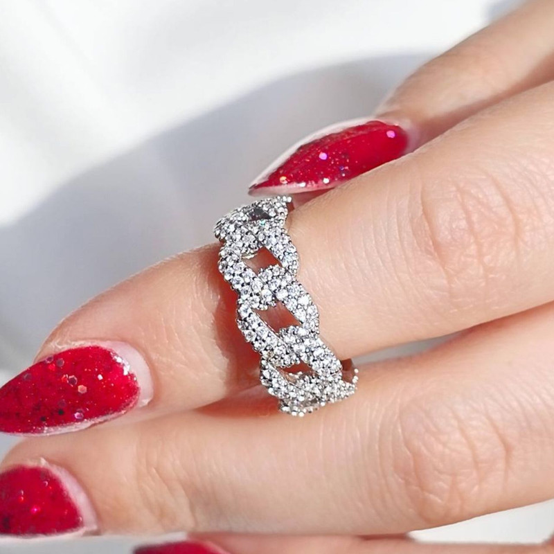 انگشتر نقره زنانه مدل BARF 01