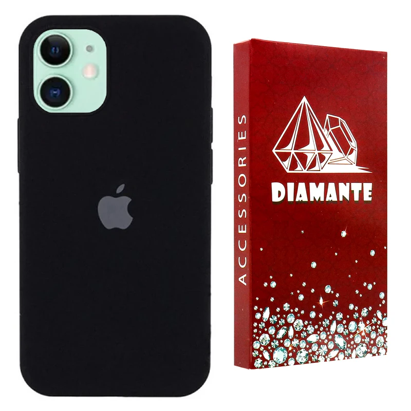 کاور دیامانته مدل  سیلیکون کد Org Rd مناسب برای گوشی موبایل اپل iPhone 12