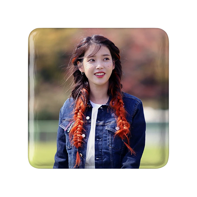 مگنت خندالو طرح آیو IU  مدل مربعی کد 19780