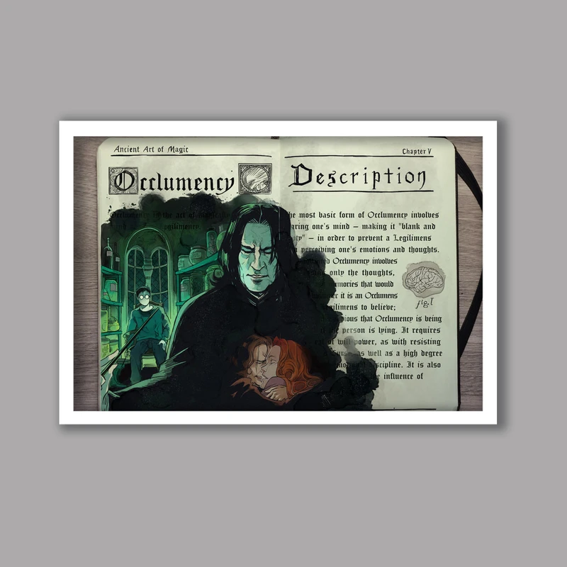 تابلو لیلیان طرح هری پاتر کد LA-G11423