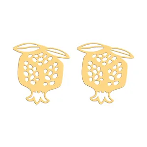 گوشواره طلا 18 عیار زنانه فرشته مدل  طرح یلدا WEL-000687