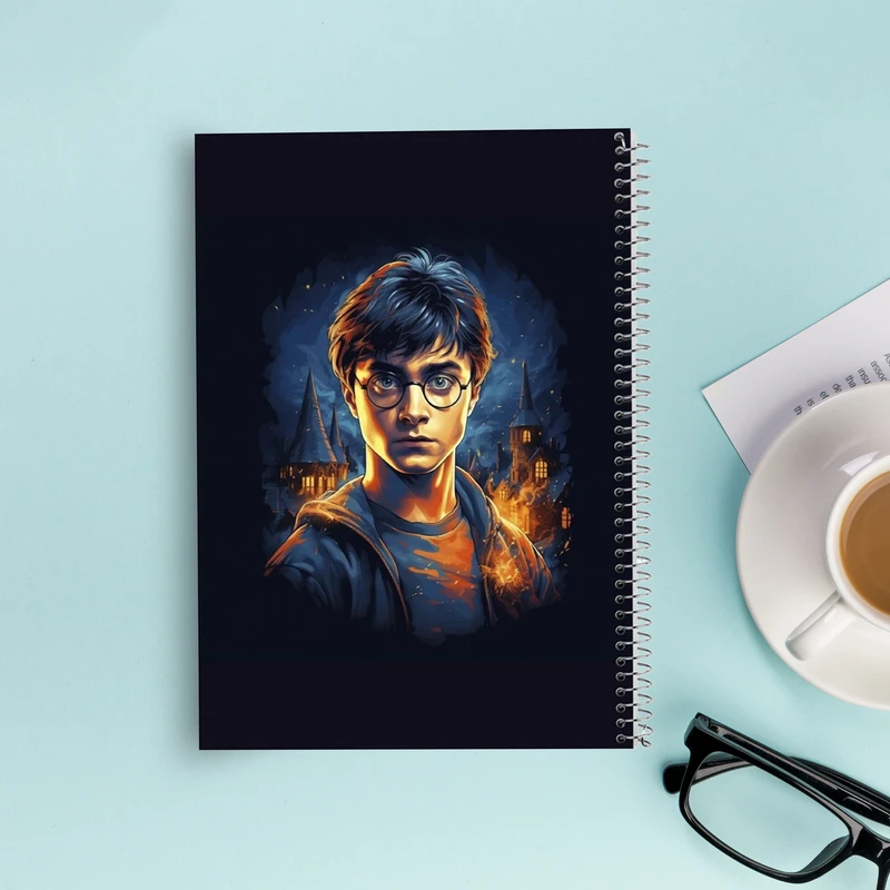 دفتر ژورنال نویسی 50 برگ مدوپد مدل نقطه ای طرح هری پاتر harrypotter کد DF10240