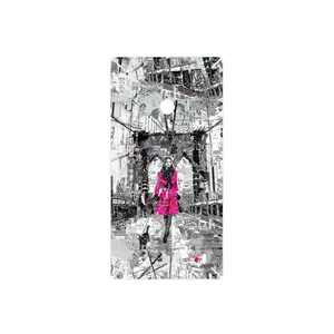 MAHOOT Collage of Catwalk Bridge Cover Sticker for Nokia Lumia 520
