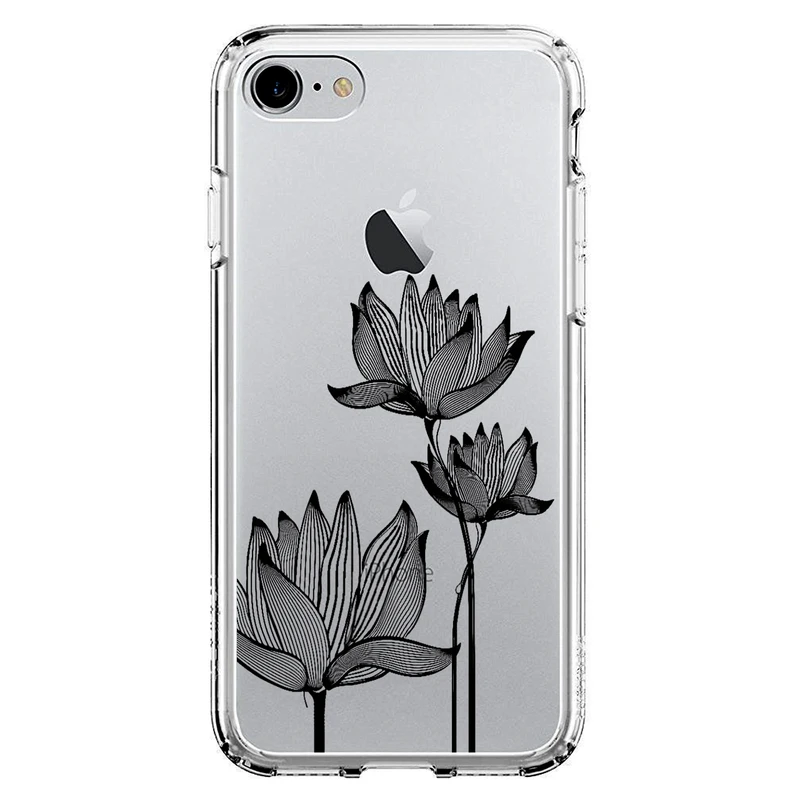 کاور مگافون طرح گل مدل C47-B مناسب برای گوشی موبایل اپل Iphone SE 2020 / SE 2