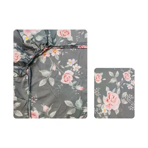 سرویس ملحفه آدنو مدل رز کد IR122 یک نفره 2 تکه