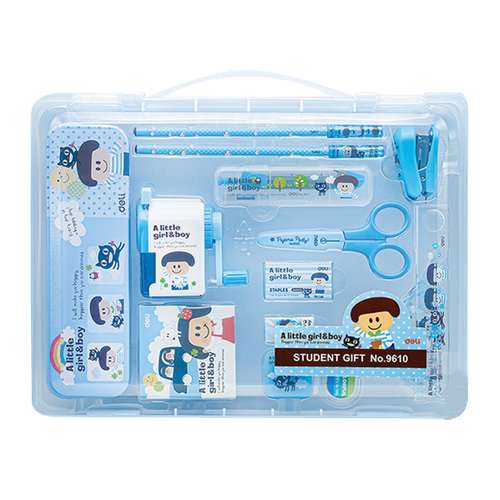  بسته لوازم التحریر دلی مدل دانش آموزی کد 9610 مجموعه 16 عددی