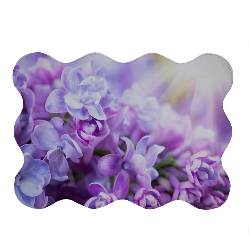 پادری مدل دالبر طرح گل کد 5563 سایز 80x110 سانتی متر