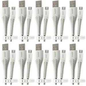  کابل تبدیل USB به MicroUSB بیاند مدل BUM-301 FAST CHARGE طول 1 متر بسته ده عددی