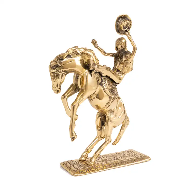 تندیس مدل اسب و سوارکار