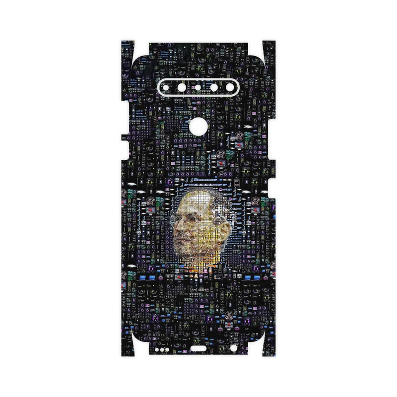 برچسب پوششی ماهوت مدل 2 Collage of Steve Jobs-FullSkin مناسب برای گوشی موبایل ال جی K51s