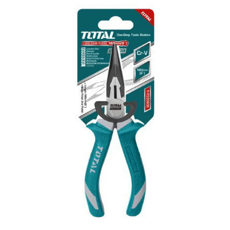 انبر دم باریک صنعتی توتال مدل THT220606 سایز 6 اینچ