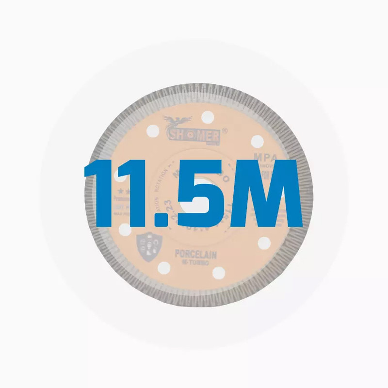 صفحه برش سرامیک پرسلان شومر مدل M-TURBO سایز 115
