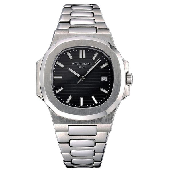 ساعت مچی عقربه‌ای مردانه مدل ناتیلوس بندفلزی کد Patek Philippe NAUTILUS P8168B