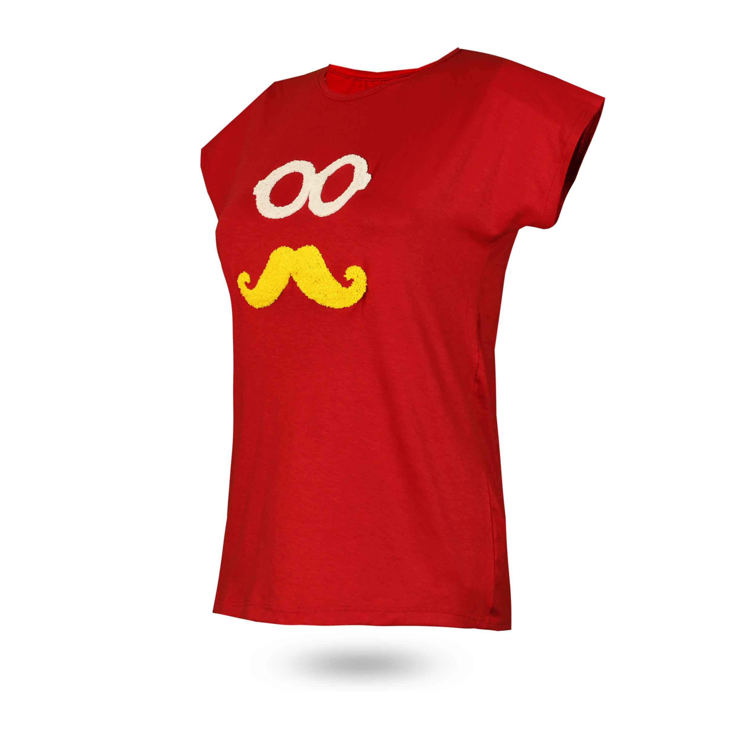 تی شرت آستین کوتاه زنانه مدل سیبیل 14